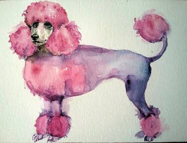 Print of Realism Dogs Paintings by Daniela Vasileva