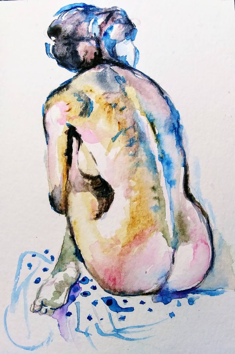 Original Nude Painting by Daniela Vasileva