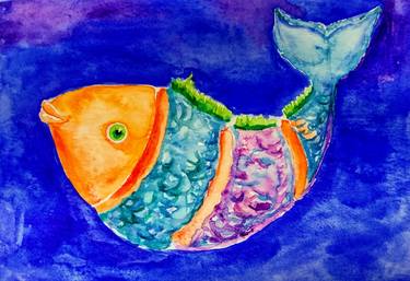 Print of Figurative Fish Paintings by Daniela Vasileva