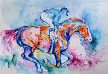 Print of Realism Horse Paintings by Daniela Vasileva