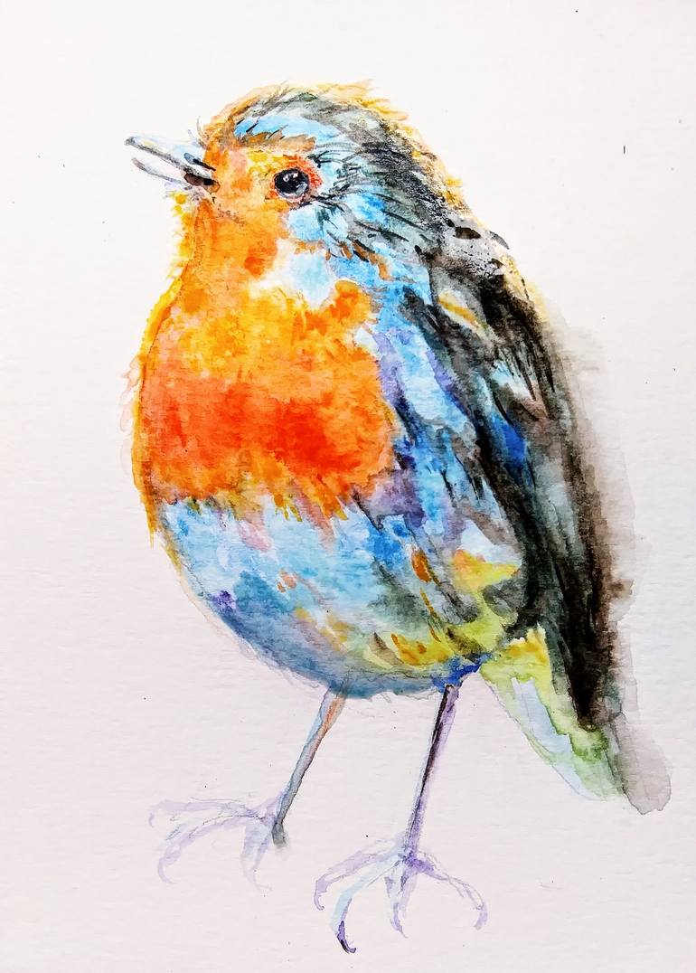 Original Figurative Animal Painting by Daniela Vasileva