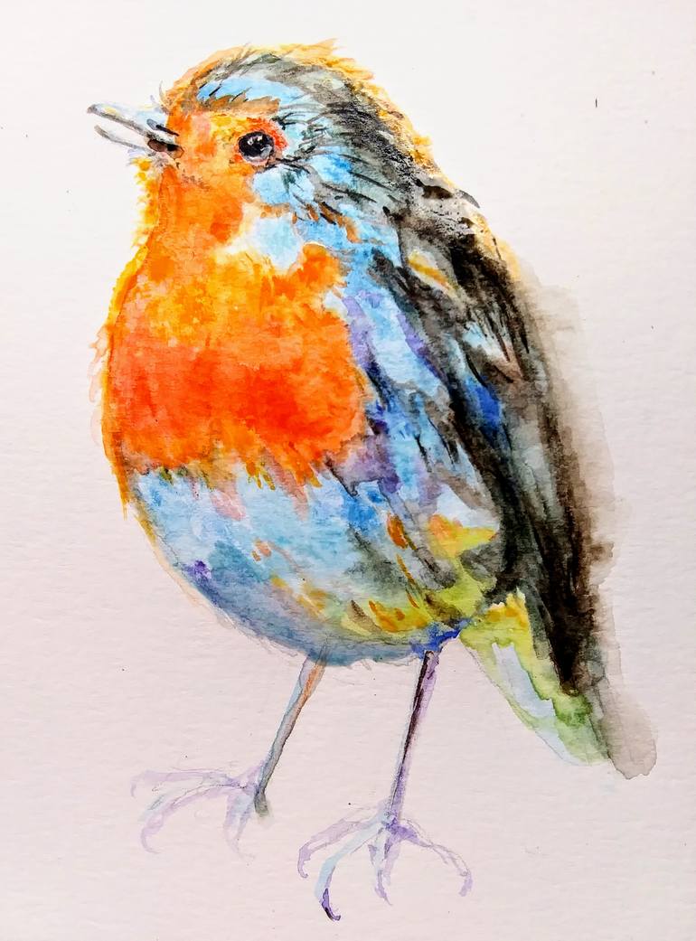 Original Figurative Animal Painting by Daniela Vasileva