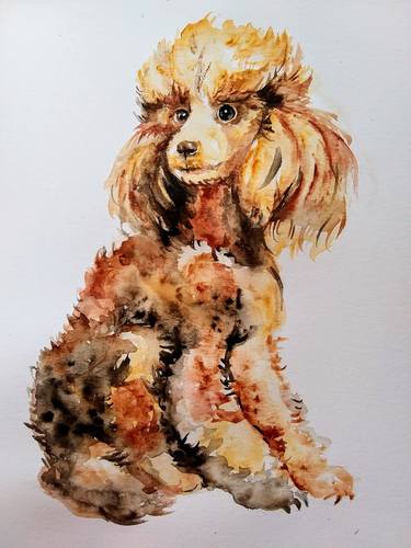 Print of Realism Dogs Paintings by Daniela Vasileva