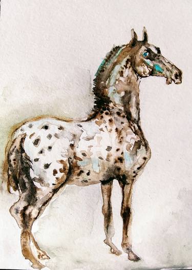 Print of Figurative Horse Paintings by Daniela Vasileva