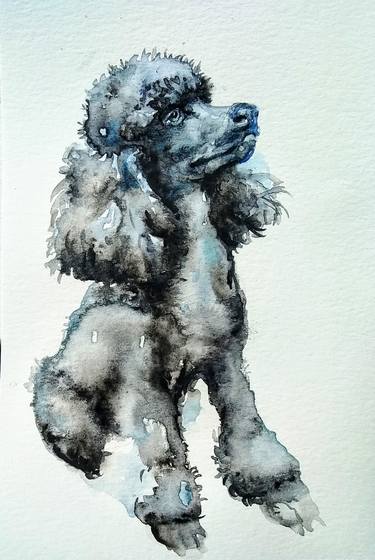 Print of Figurative Dogs Paintings by Daniela Vasileva