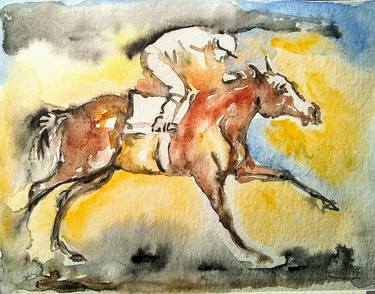 Print of Expressionism Horse Paintings by Daniela Vasileva