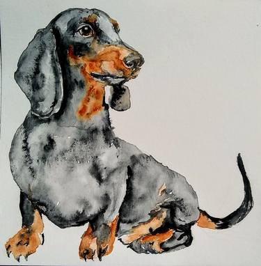 Print of Portraiture Dogs Paintings by Daniela Vasileva