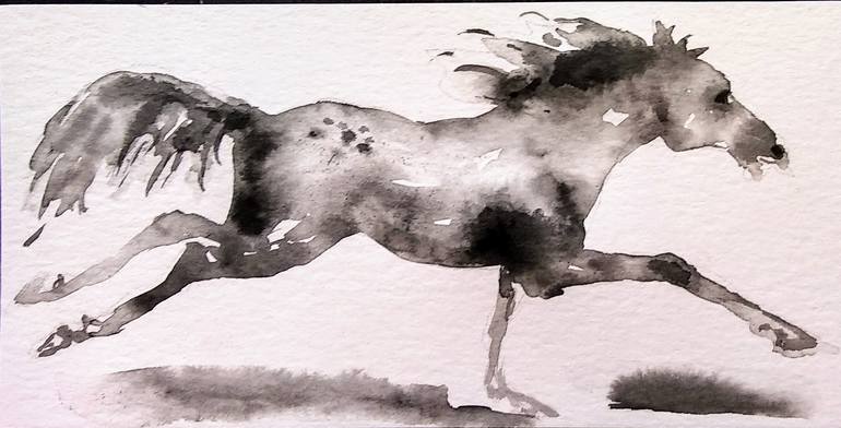 Original Expressionism Animal Drawing by Daniela Vasileva
