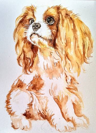 Print of Portraiture Dogs Paintings by Daniela Vasileva