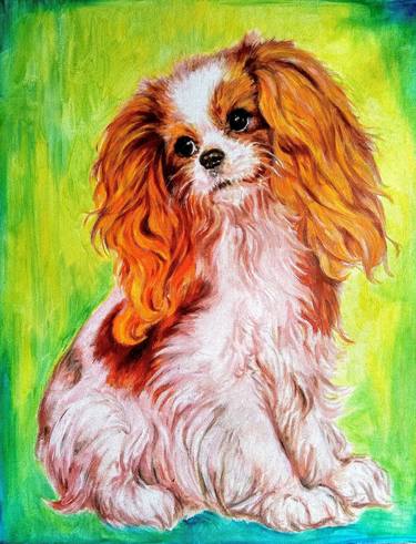 Original Dogs Paintings by Daniela Vasileva