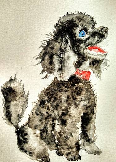 Print of Figurative Dogs Paintings by Daniela Vasileva