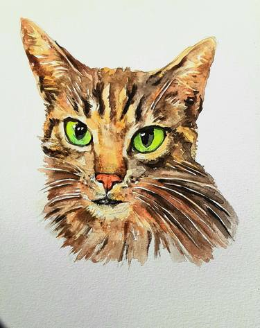 Print of Illustration Cats Paintings by Daniela Vasileva