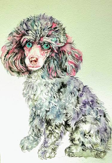 Print of Figurative Dogs Paintings by Daniela Vasileva