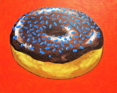 Donut Worry About It (ORIGINAL PAINTING) 8" x 10" by Mike Kraus thumb