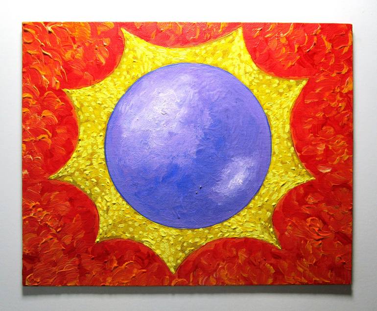 Original Outer Space Painting by Mike Kraus
