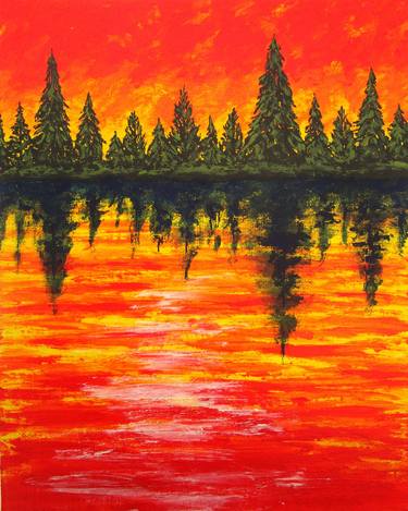Original Contemporary Nature Painting by Mike Kraus