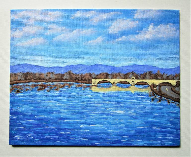 Original Documentary Water Painting by Mike Kraus