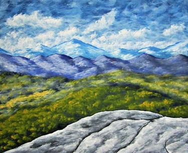 Blue Mountains of the Adirondacks 16" x 20" by Mike Kraus thumb