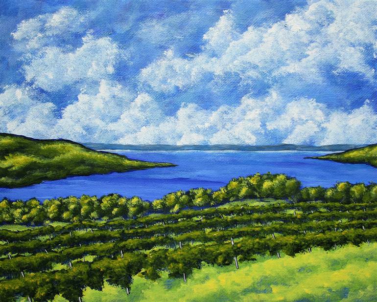 8 x 10 Lake Original buy Painting