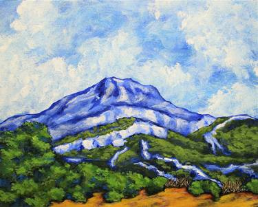 Montagne Sainte-Victoire (ORIGINAL PAINTING) by Mike Kraus thumb
