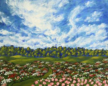 Original Conceptual Garden Paintings by Mike Kraus