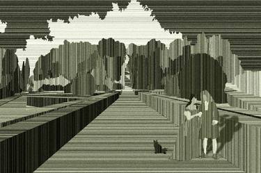 Print of Garden Digital by Rudi Erevan