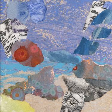 Print of Abstract Collage by Christine Mercer Kraft