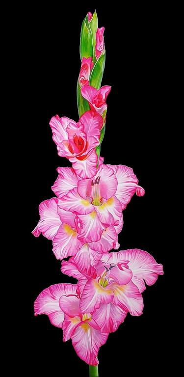 Original Figurative Floral Paintings by Matteo Germano