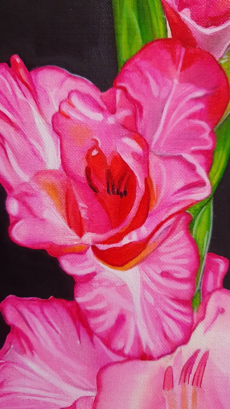 Original Figurative Floral Painting by Matteo Germano