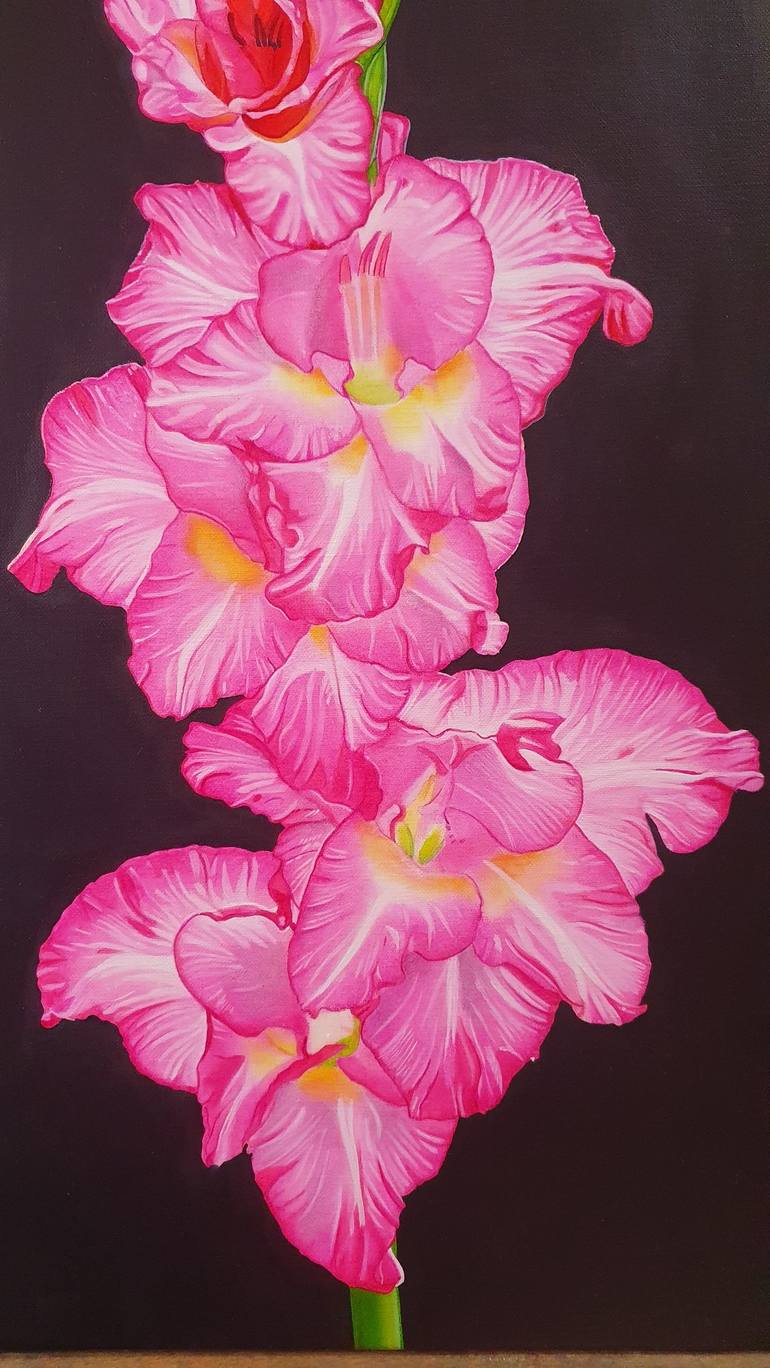 Original Figurative Floral Painting by Matteo Germano