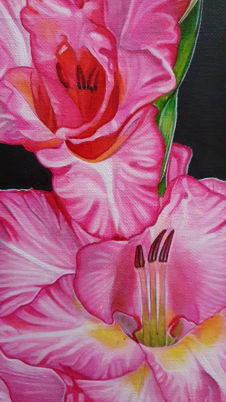 Original Floral Painting by Matteo Germano