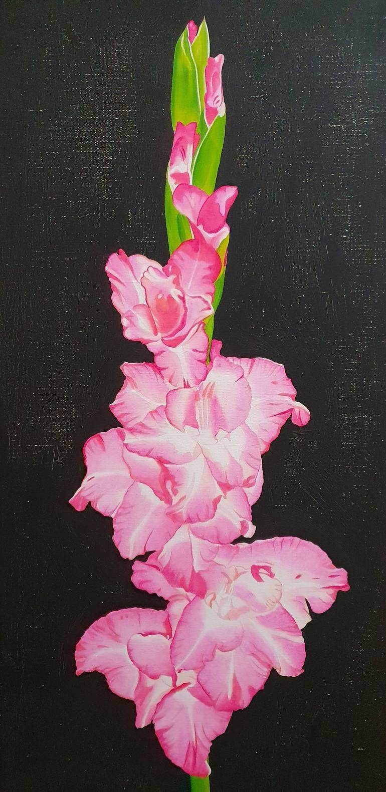 Original Figurative Floral Painting by Matteo Germano