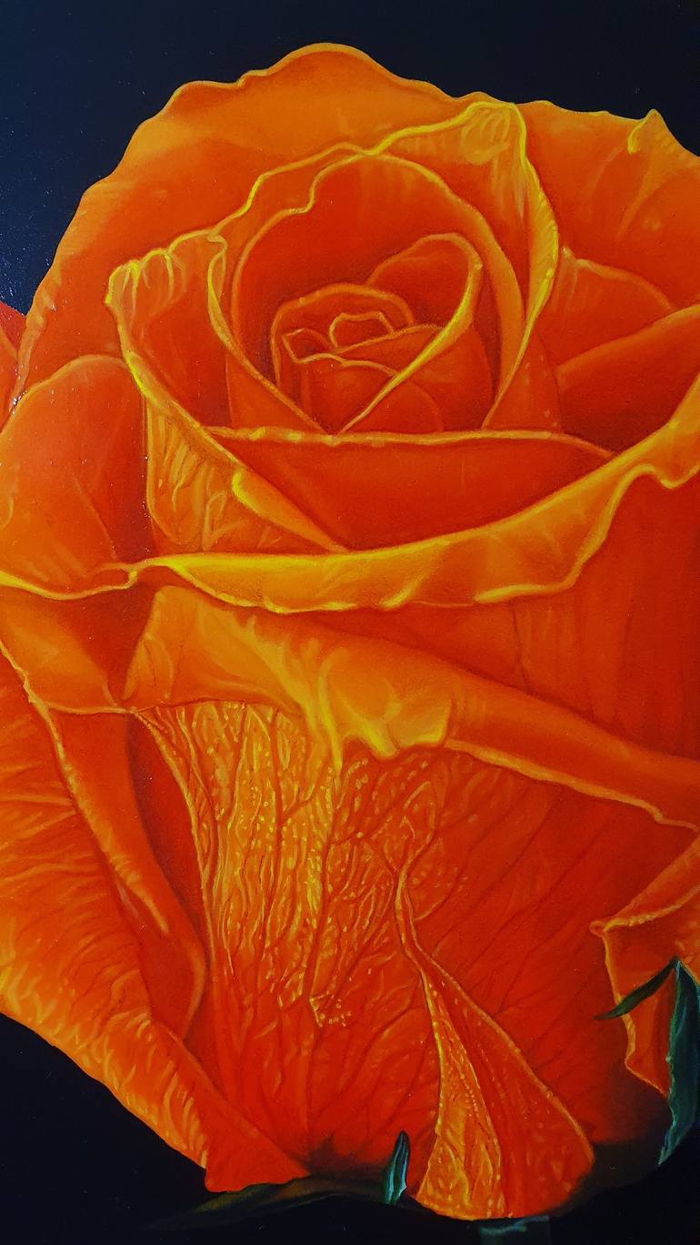 Original Contemporary Floral Painting by Matteo Germano