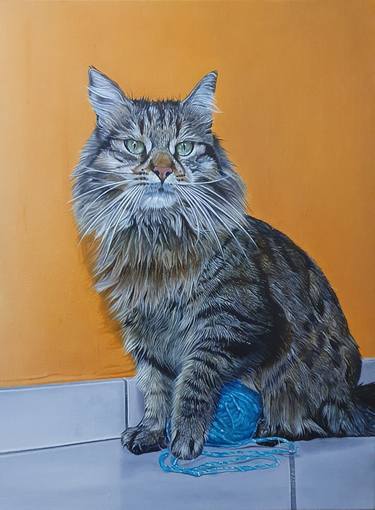 Original Figurative Animal Painting by Matteo Germano