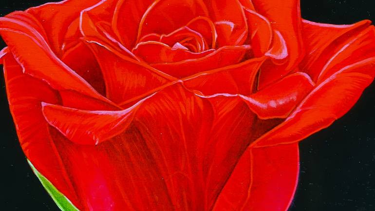 Original Realism Floral Painting by Matteo Germano