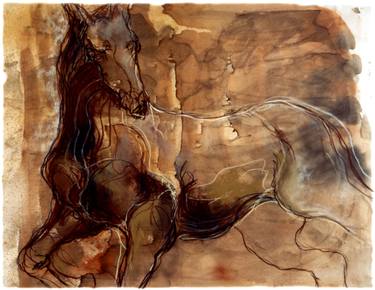 Print of Fine Art Horse Printmaking by christina jagow