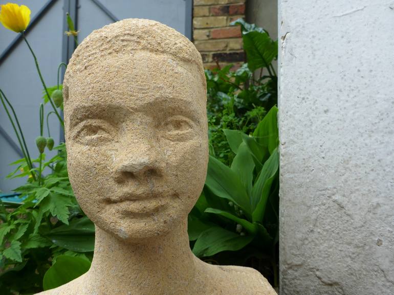 Original Figurative Portrait Sculpture by Sarah Lovett