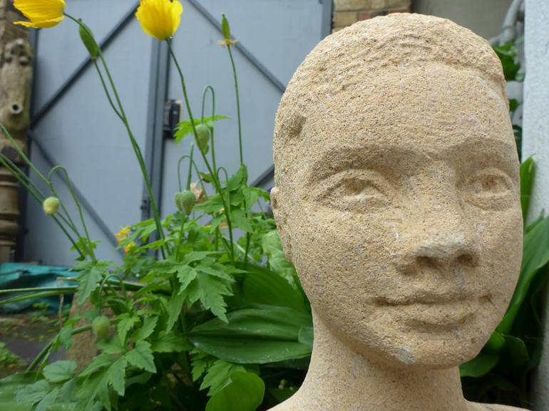 Original Figurative Portrait Sculpture by Sarah Lovett