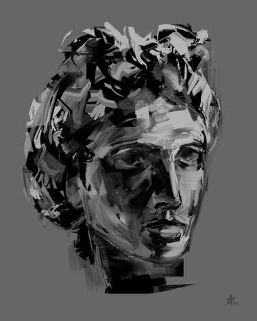 Print of Portraiture Men Digital by Munir Akhmejanov