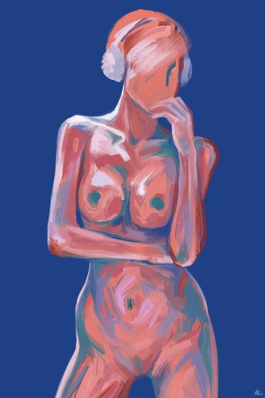 Print of Figurative Erotic Digital by Munir Akhmejanov