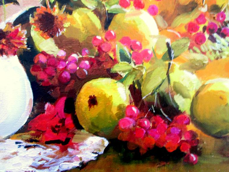 Original Impressionism Floral Painting by Igor Pautov