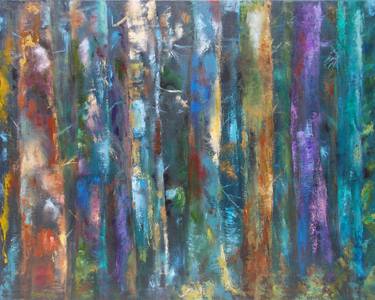 Print of Abstract Expressionism Botanic Paintings by Diana Giusto