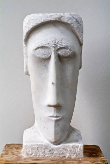 Original Abstract Portrait Sculpture by david leeds