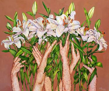 Original Floral Paintings by Jekaterina Razina