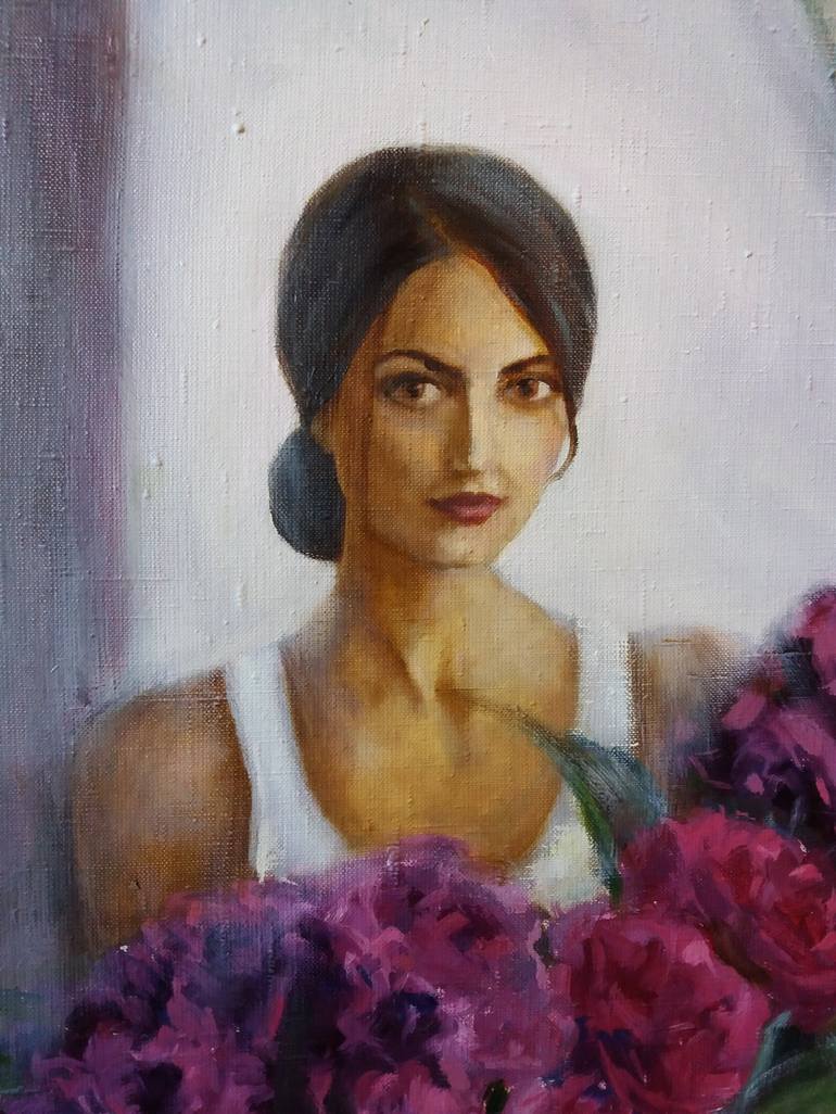 Original Portrait Painting by Galina Grygoruk