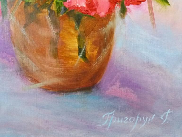 Original Impressionism Still Life Painting by Galina Grygoruk