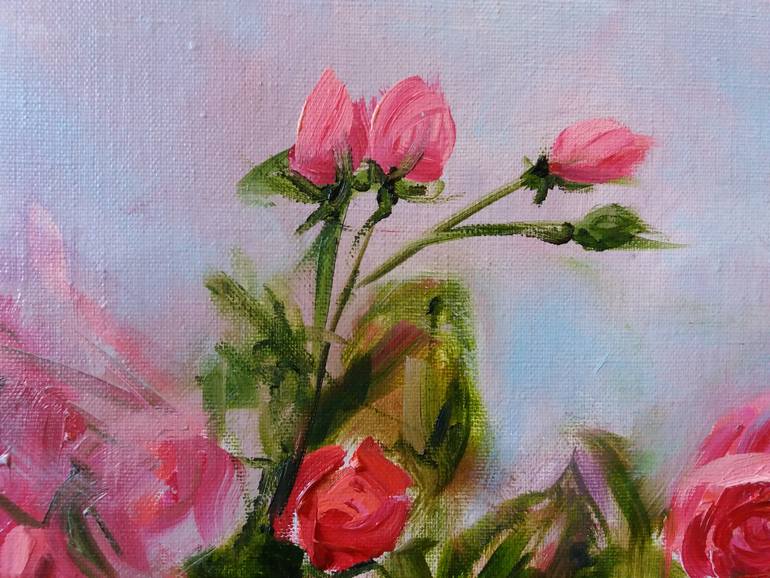 Original Impressionism Still Life Painting by Galina Grygoruk