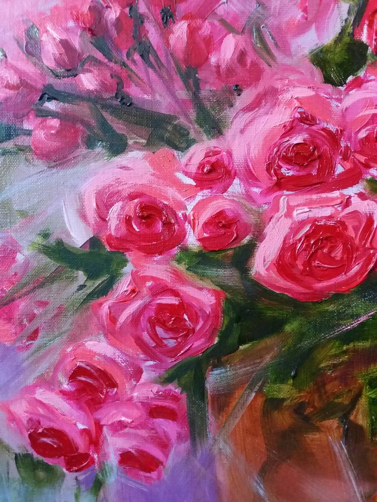 Original Impressionism Still Life Painting by Galina Grygoruk