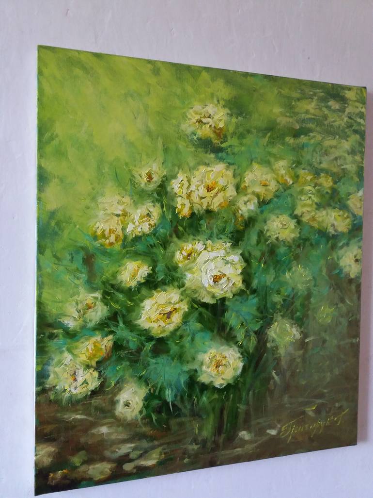 Original Fine Art Floral Painting by Galina Grygoruk