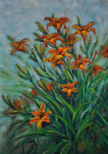 Original Impressionism Floral Paintings by Galina Grygoruk